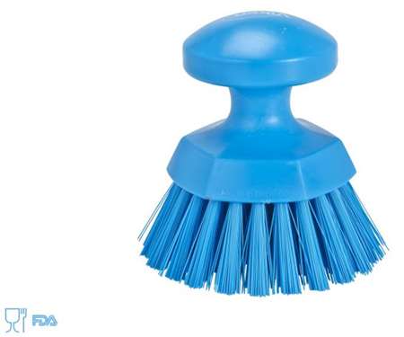 Image de BROSSE RONDE SOLEIL DUR DIAMETRE 110 BLEU