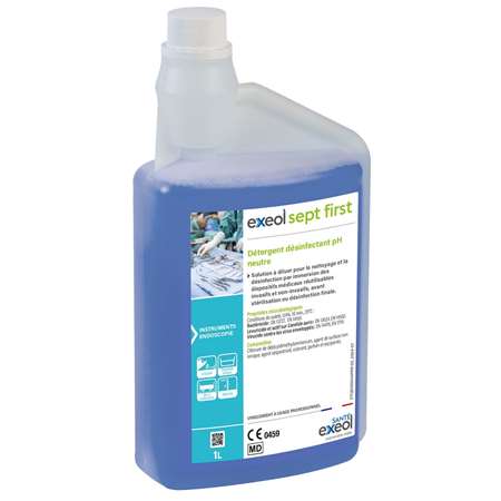 Image de EXEOL SEPT FIRST DESINF. PH NEUTRE DILUTION 0.4% FLACON 1L