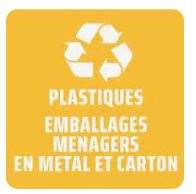 Image de ETIQUETTE TRI SÉLECTIF JAUNE