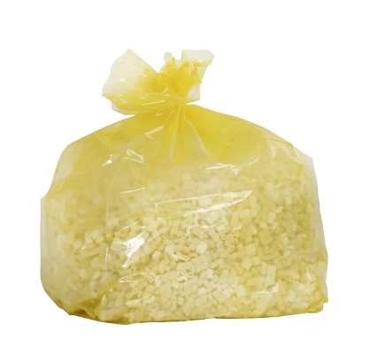 Image de SAC 110L BD JAUNE TRANSLUCIDE SANS LIEN 30µ (X200)
