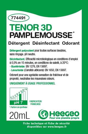 Image de TENOR 3D PAMPLEMOUSSE 20ML (Colis de 250)