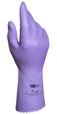 Image de GANT LATEX NATUREL JERSETTE 307 MAUVE T8 LA PAIRE