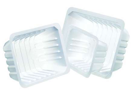 Image de BARQUETTE PLASTIQUE 500gr TRANSLUCIDE le sachet de 250