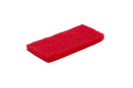 Image de ABRASIF RÉCURANT CLASSIC EN TAMPON PAD ÉPAIS 11X25X2CM ROUGE