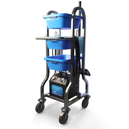 Image de BOX MINI AVEC CHARIOT TUBES CARRES FINITION VERNIS INCOLORE