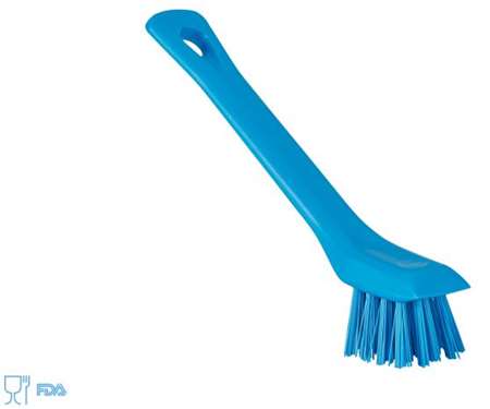 Image de BROSSE DE NETTOYAGE AVEC REBORD GRATTANT 150MM DUR BLEU