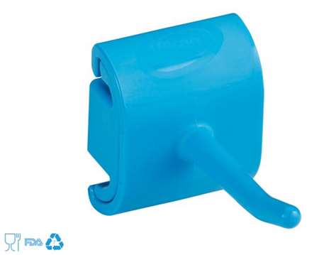Image de SUPPORT MURAL HYGIENIQUE MODULE CROCHET SIMPLE 41 MM BLEU