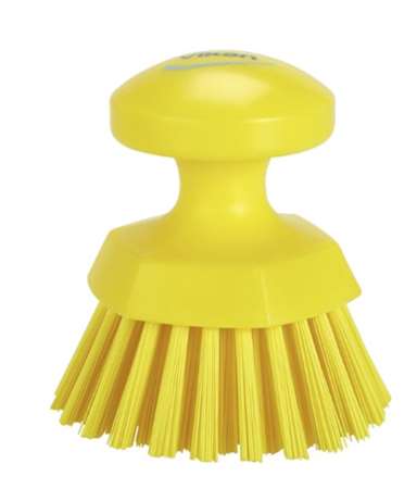 Image de BROSSE RONDE SOLEIL DUR DIAMETRE 110 JAUNE