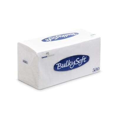 Image de SERV OUATE 1P 30X30 BLANCHE BULKYSOFT ECOLABEL(Colis 5000)