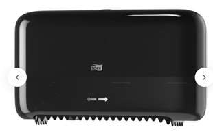 Image de DISTRIBUTEUR DOUBLE PH RLX MID-SIZE SANS MANDRIN TORK NOIR