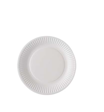 Image de ASSIETTE CARTON DIAM.15 BIODÉGRADABLE BLANC