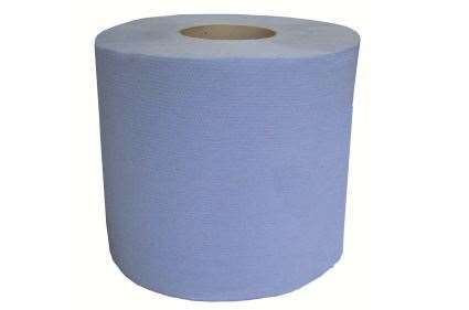 Image de BOBINE 450F DC PURE OUATE GAUFFREE 20x24 BLEUE  BULKYSOFT
