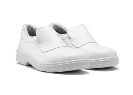 Image de MOCASSINS SECURITE MICROFIBRE TONY BLANC                 T43