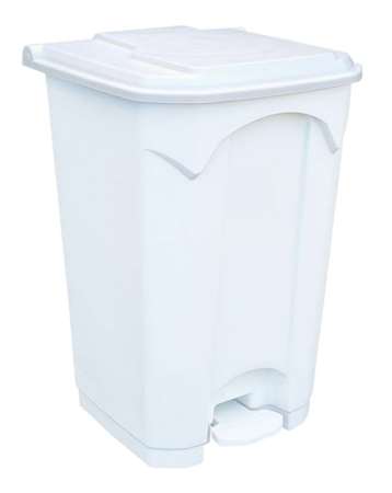 Image de POUBELLE À PÉDALE PLASTIQUE STRONGLY 90L BLANC