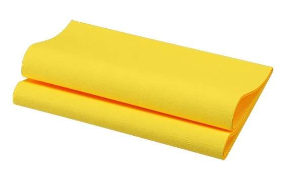 Image de SERVIETTE BIO-DUNISOFT 40X40CM JAUNE COLIS 360