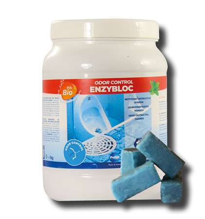 Image de POLBIO ENZYBLOC DETARTRANT DESTRUCTEUR D'ODEURS   POT 1Kg