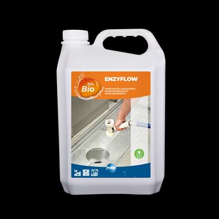 Image de POLBIO ENZYFLOW NETTYANT BIOTECHNOLOGIQUE BAC A GRAISSE   5L