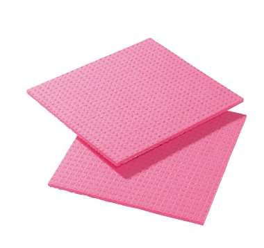 Image de CARRE EPONGE ROSE 206X185 (LOT DE 10)