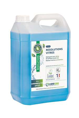 Image de RESOLUTIONS NETTOYANT VITRES ECOLABEL 5 L