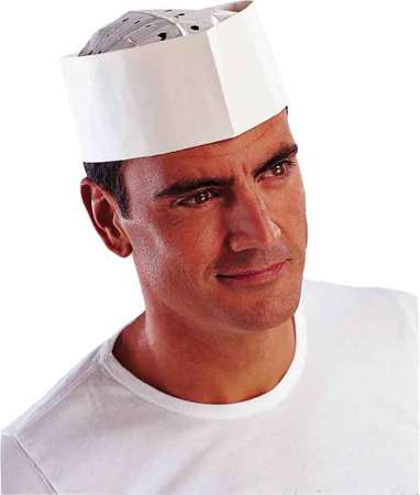 Image de CALOT PAPIER BLANC REGLABE (Boîte de 100)