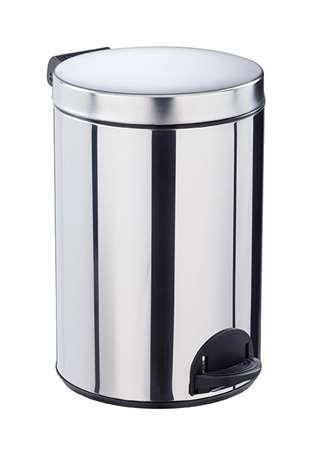 Image de POUBELLE A PEDALE 14 L INOX SEAU ANTI BACTERIEN