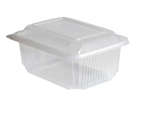 Image de BARQUETTE CHARNIERE OPAQUE CHAUD MICRO-ONDABLE 1000ML (X400)