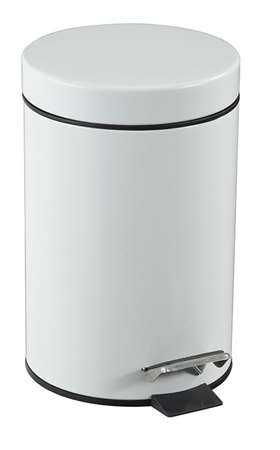 Image de POUBELLE A PEDALE  BASIC 3 L BLANC ESSENCIA