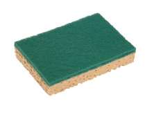 Image de EPONGE GRATTANTE VERTE GRAND MODELE (Sachet de 10)