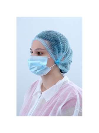 Image de CHARLOTTE NON TISSEE BLEUE A CLIPS (Boîte de 100)