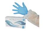Image de GANTS NITRILES BLEU NON POUDRE T M - 7/8 (Boîte de 100)