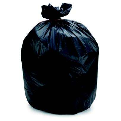 Image de SAC A DECHET 130L NOIR BD 65 µ (Carton de 100)*