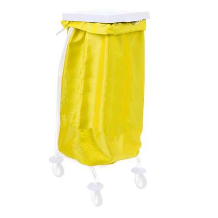 Image de SAC A LINGE EN TOILE 70L JAUNE