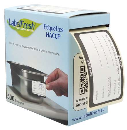 Image de 250 ETIQUETTES HYDROSUBLE 70x45MM - 7 JOURS