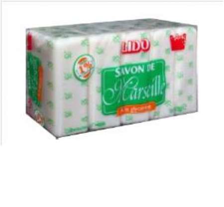 Image de SAVON DE MARSEILLE 100 GR TRANSLUCIDE (Lot de 5)