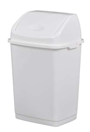 Image de POUBELLE CLAP BLC 18L A COUVERCLE BASCULANT